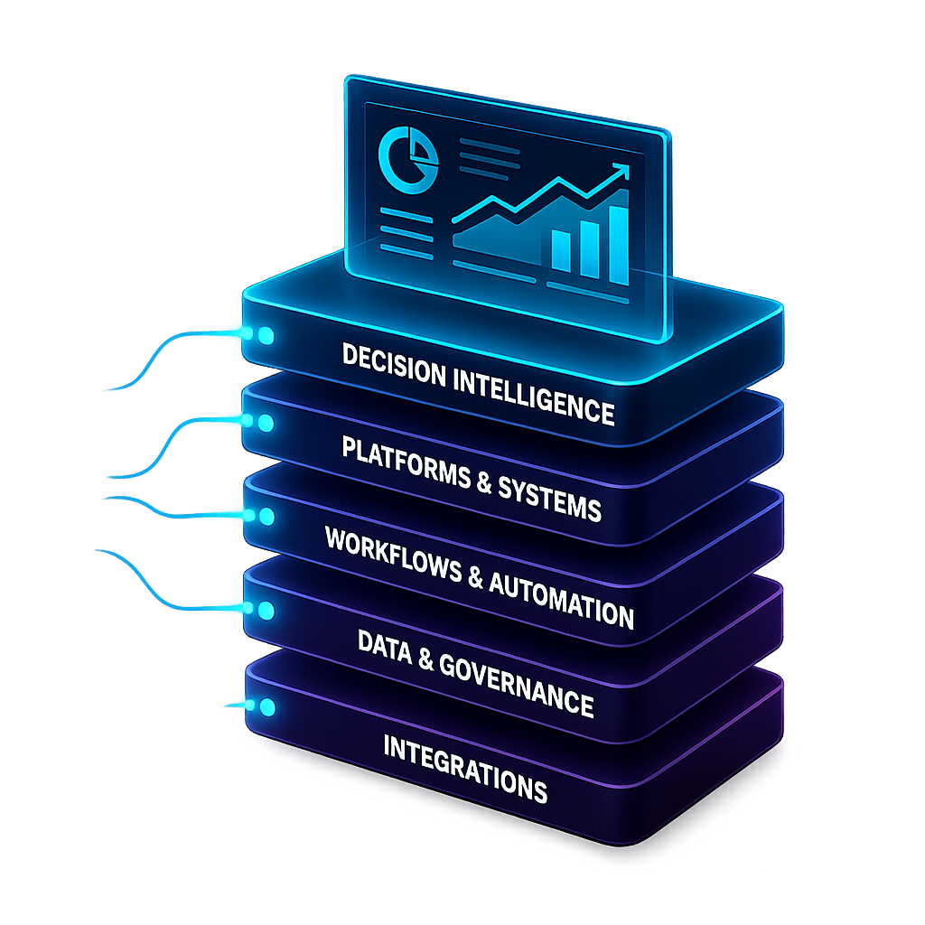 Platform and decision systems builder